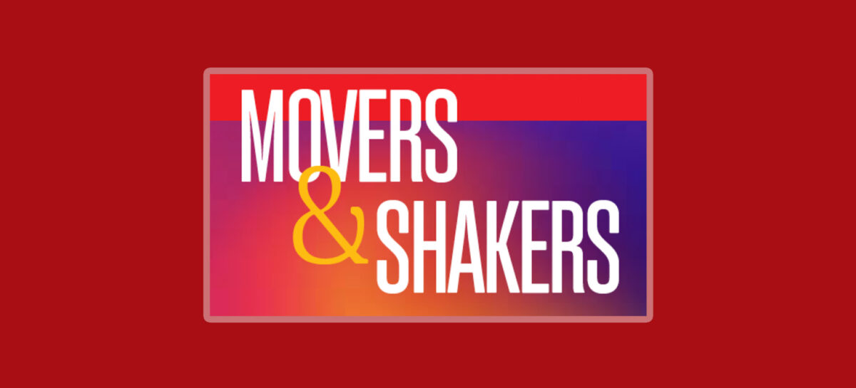 Red movers and shakers graphic