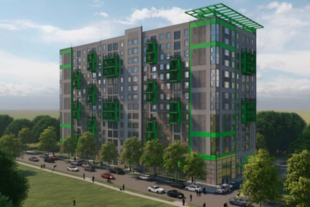 Rendering of a multifamily development